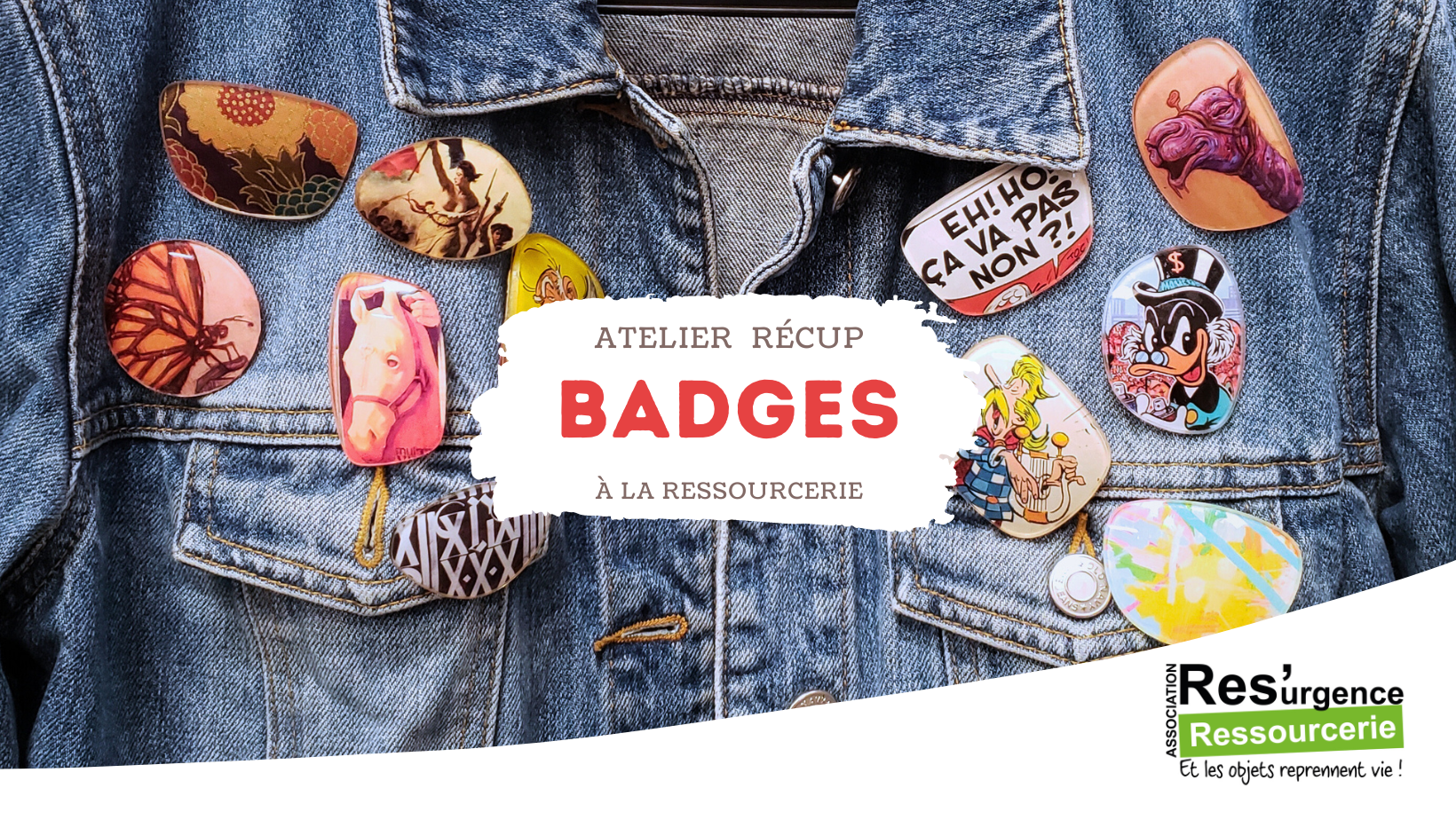 Atelier récup : Badges