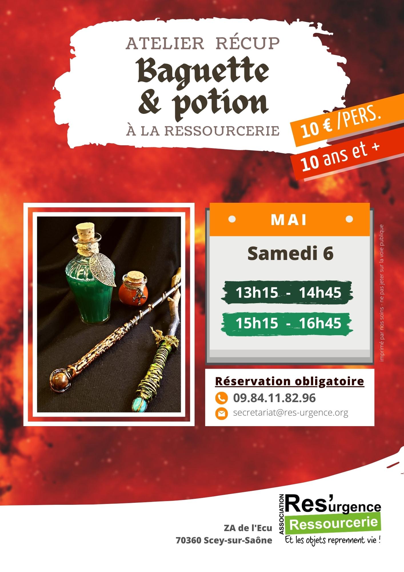 Atelier Baguette et potion