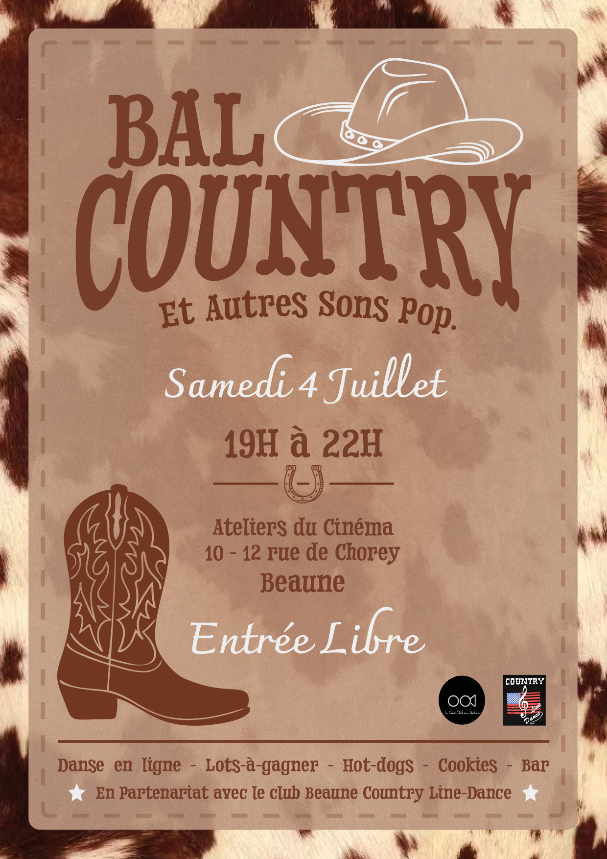 Bal country et autres sons pop