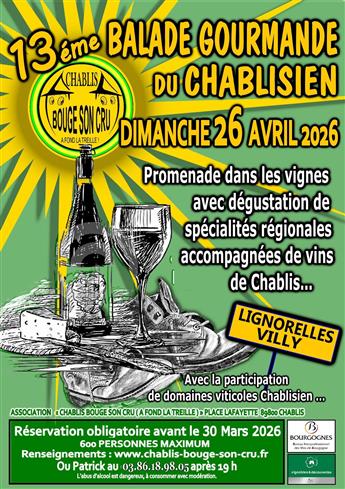 13ème Balade gourmande du Chablisien