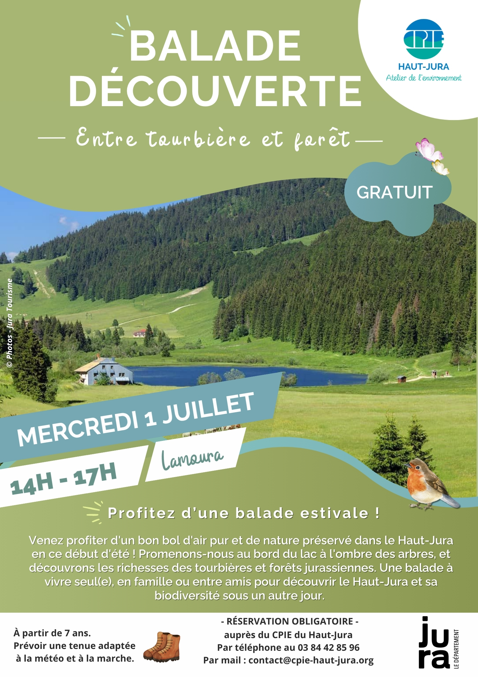 Balade découverte : entre forêt et tourbières