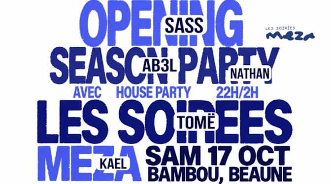 Opening Season Partyy