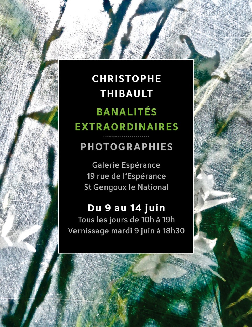 Christophe THIBAULT Banalités extraordinaires photographies
