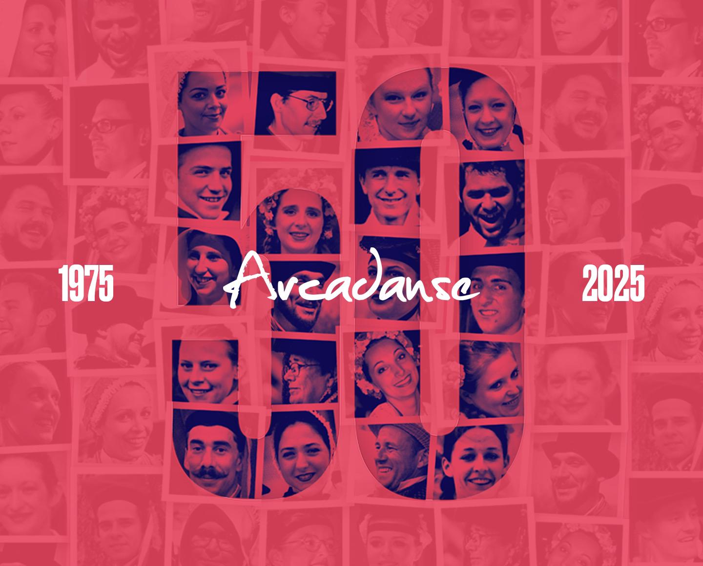 Bandeau 50 ans Arcadanse