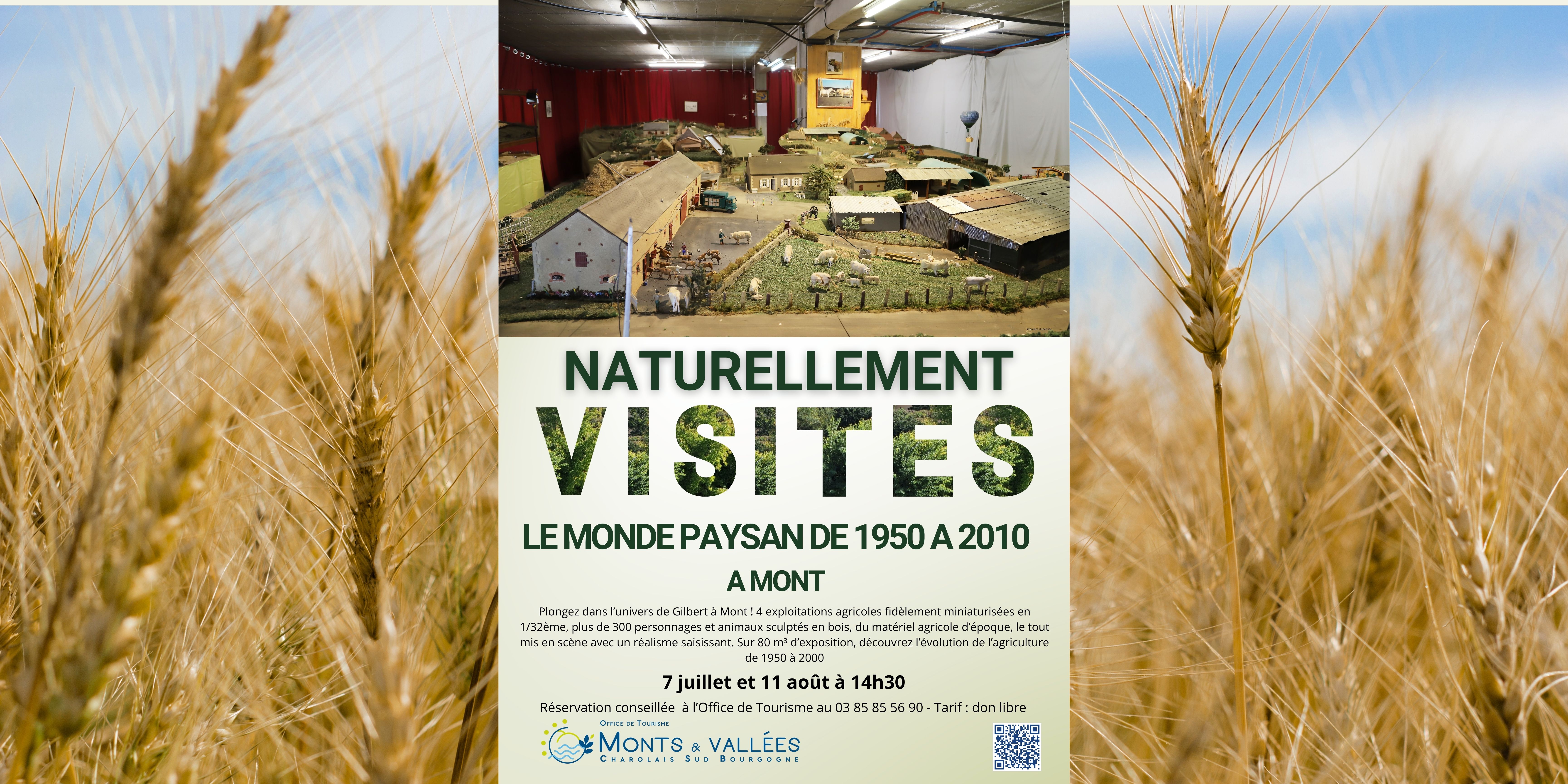 Naturellement visites : Exposition "le monde paysan de 1950 à 2010