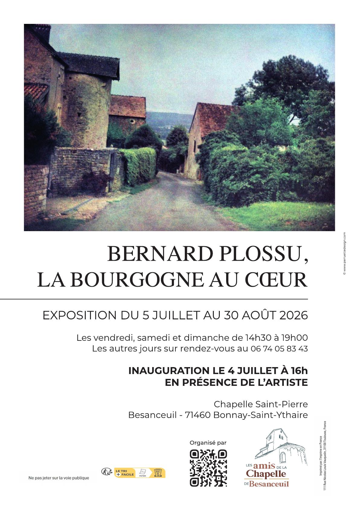 Exposition Photos : Bernard plossu , la Bourgogne au cœur