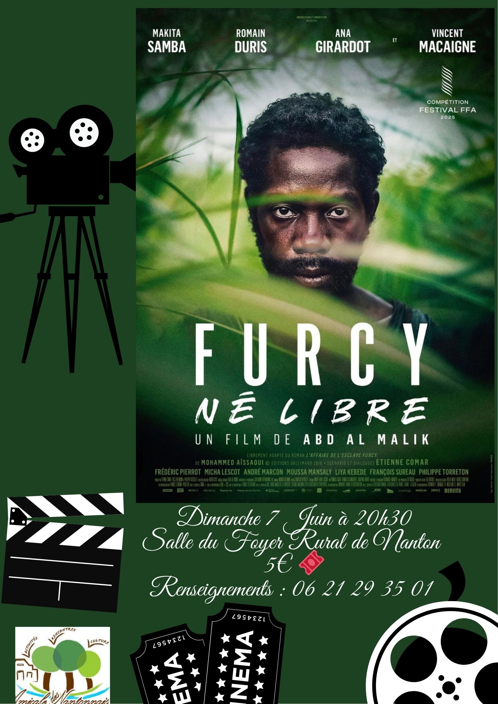 Séance de cinéma : Furcy né libre