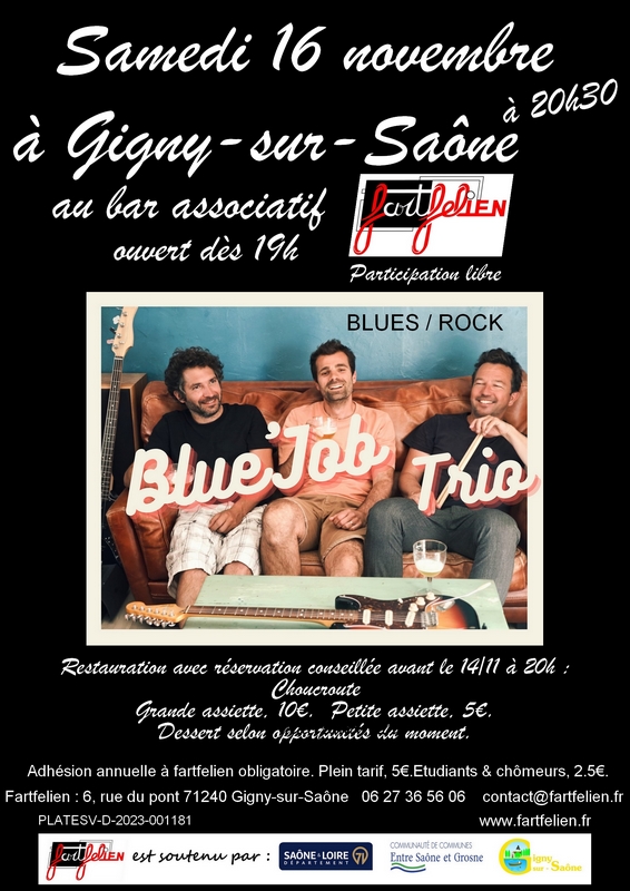 Blue Job Trio.