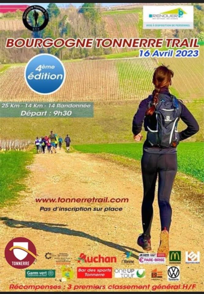 Bourgogne Tonnerre Trail 16 avril