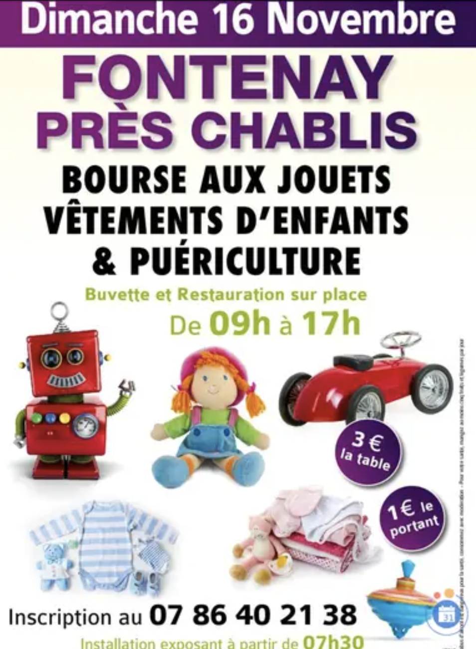 Bourse Fontenay 16 novembre