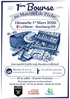 1ère Bourse au matériel de pêche