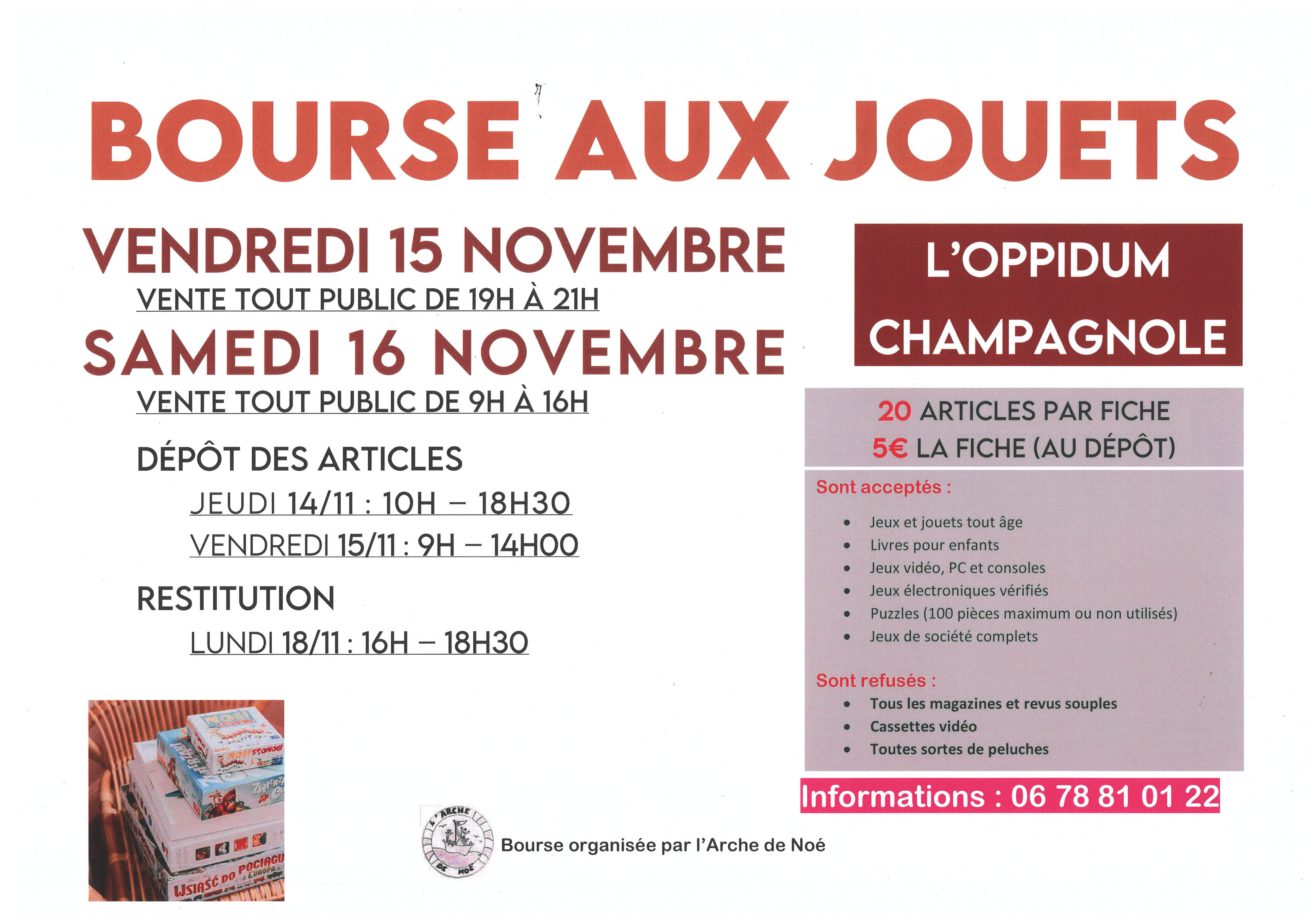 Bourse aux jouets