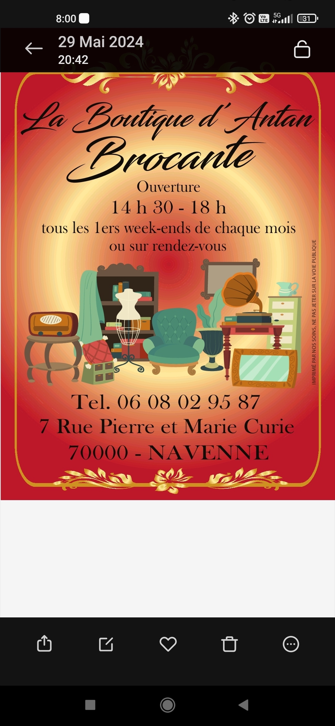 La brocante d’Antan