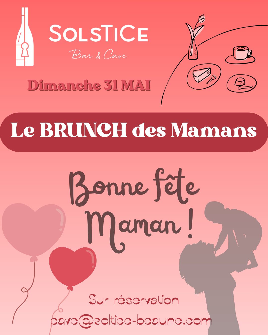 Brunch de la Fête des mères au Solstice