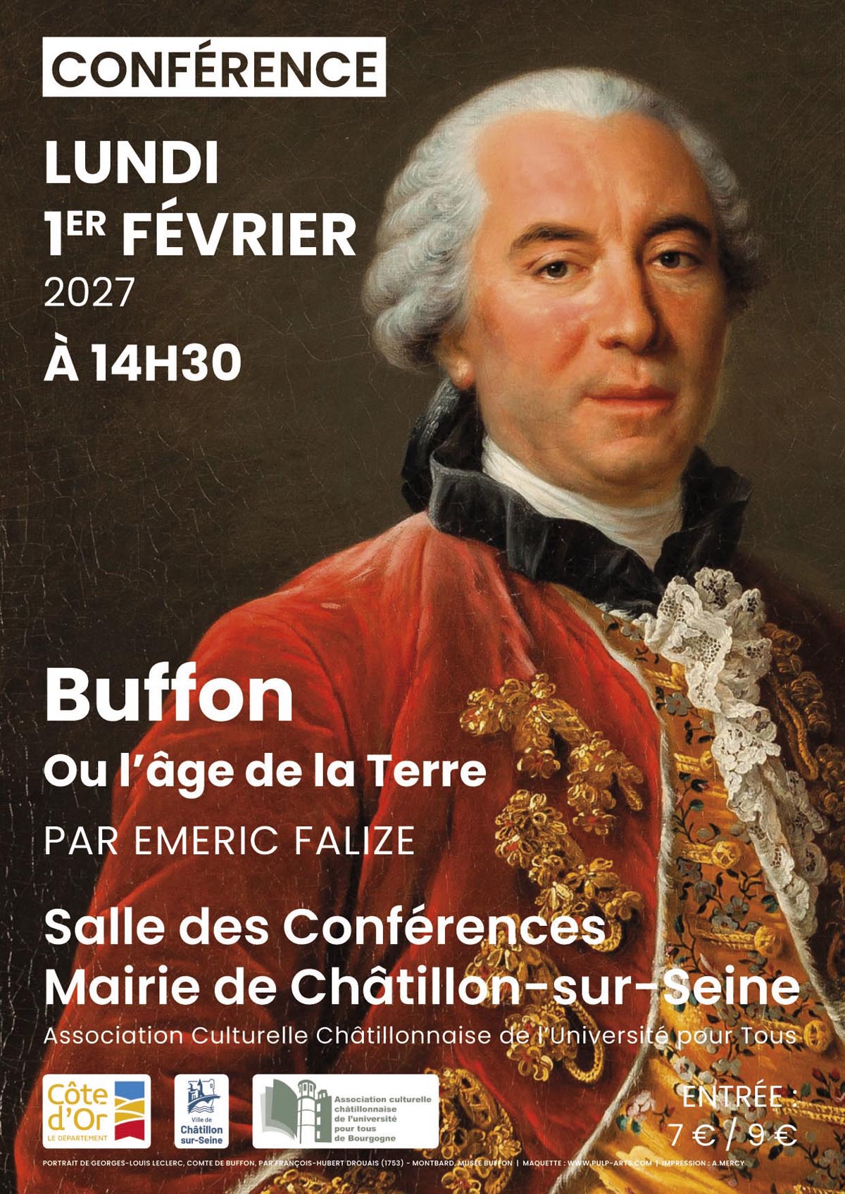 Conférence "Buffon ou l'âge de la Terre"