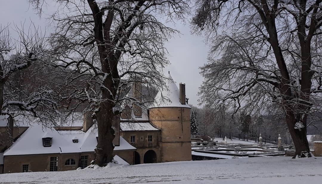 Bussy sous la neige