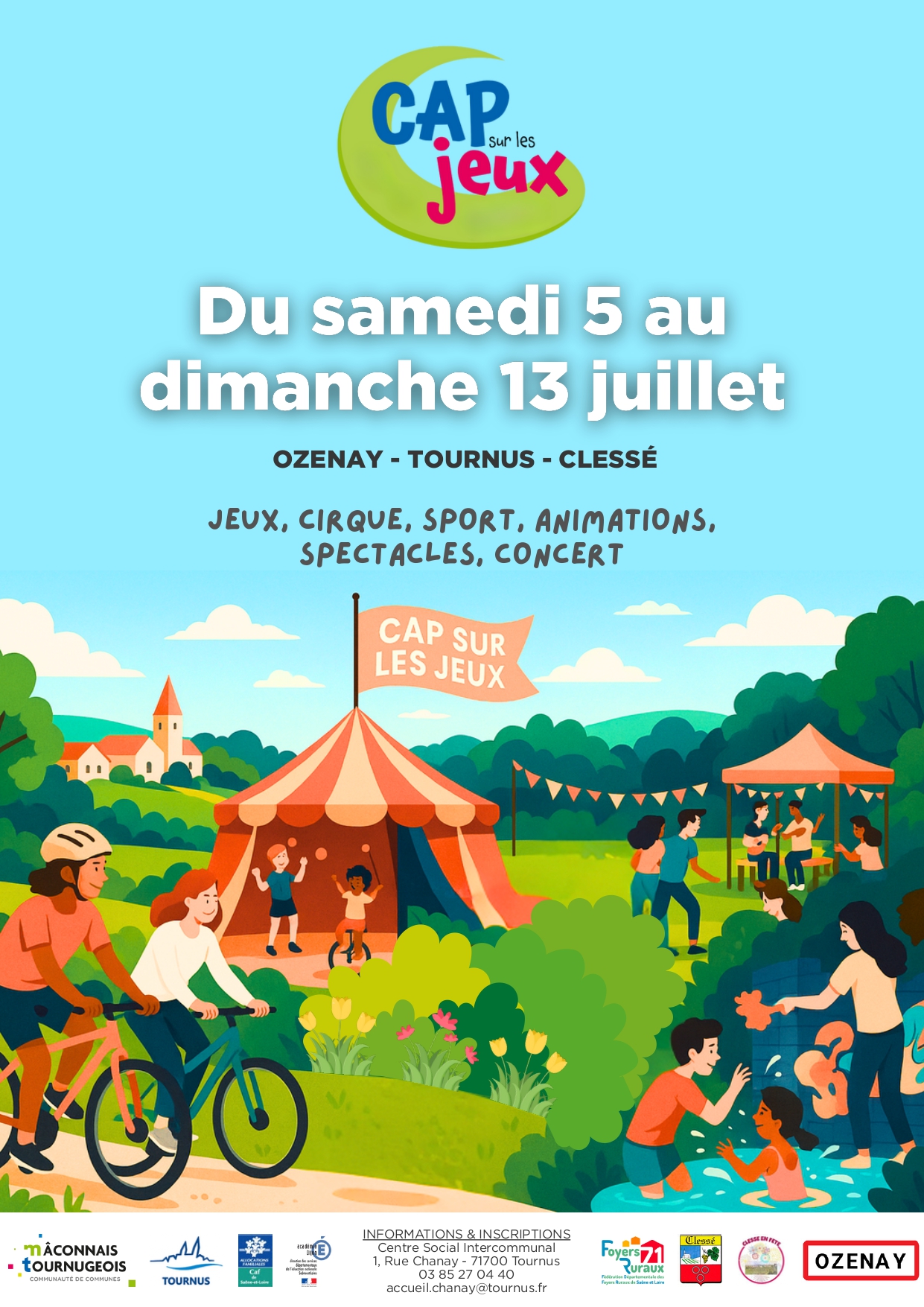 CAP SUR LES JEUX - AFFICHE