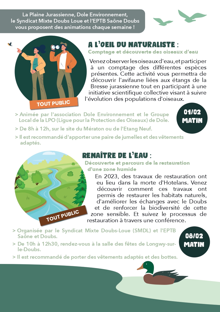 Programme Journée Mondiale des Zones Humides