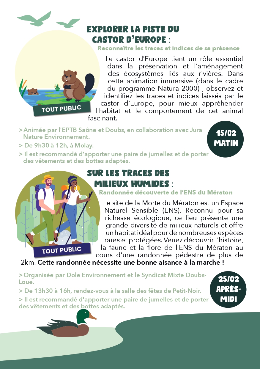 Programme Journée Mondiale des Zones Humides