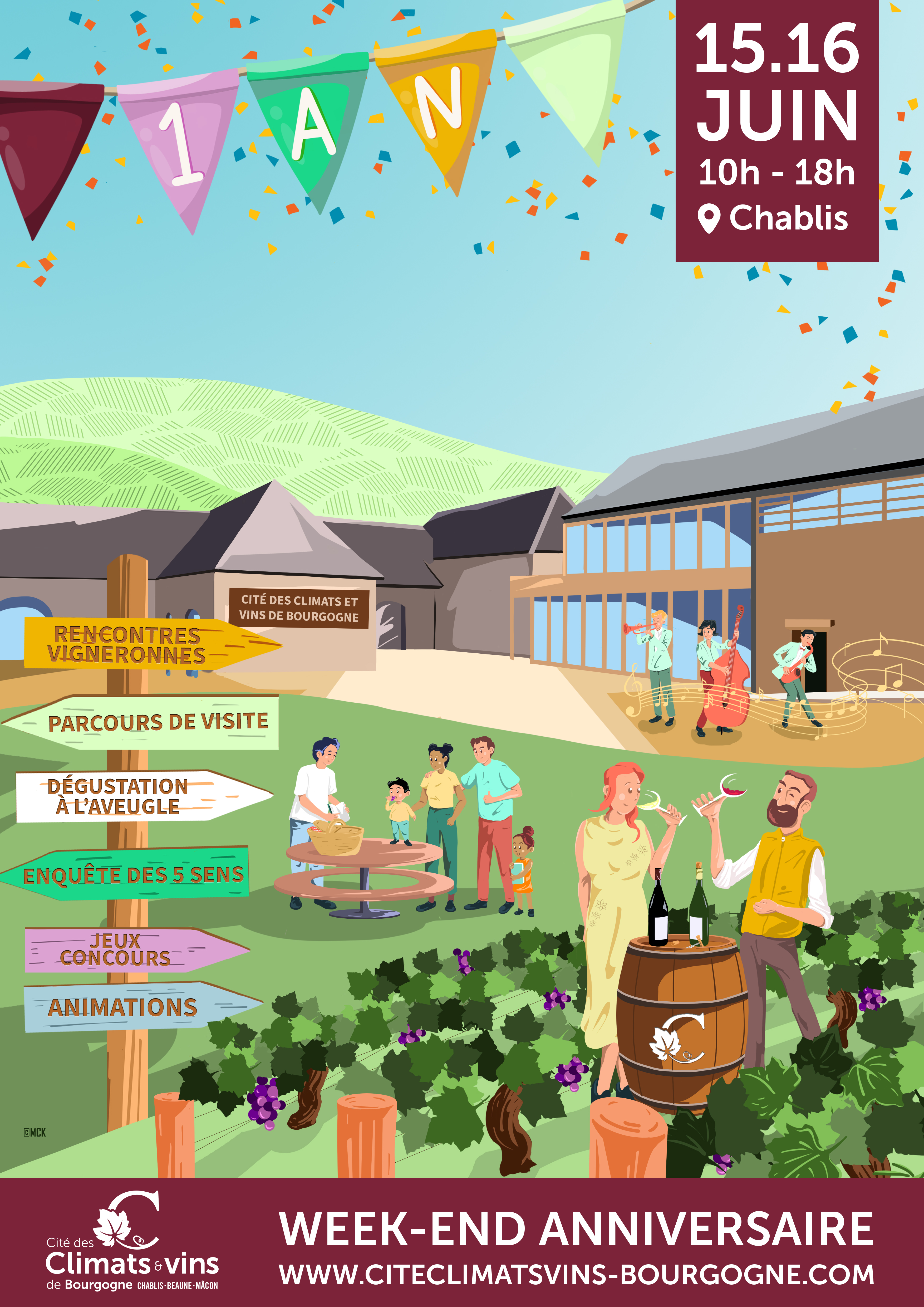 ANNIVERSAIRE - 1 AN DE LA CITÉ DES CLIMATS ET VINS DE BOURGOGNE