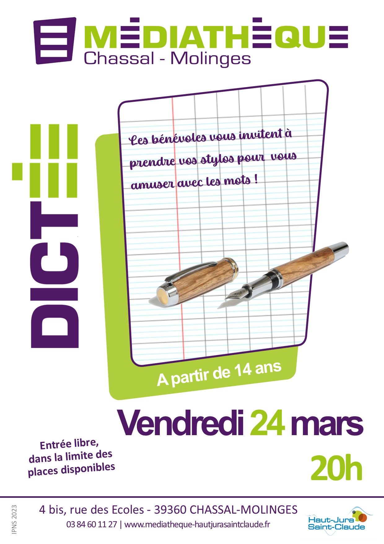 CHAMO_20230324_Dictee_Affiche