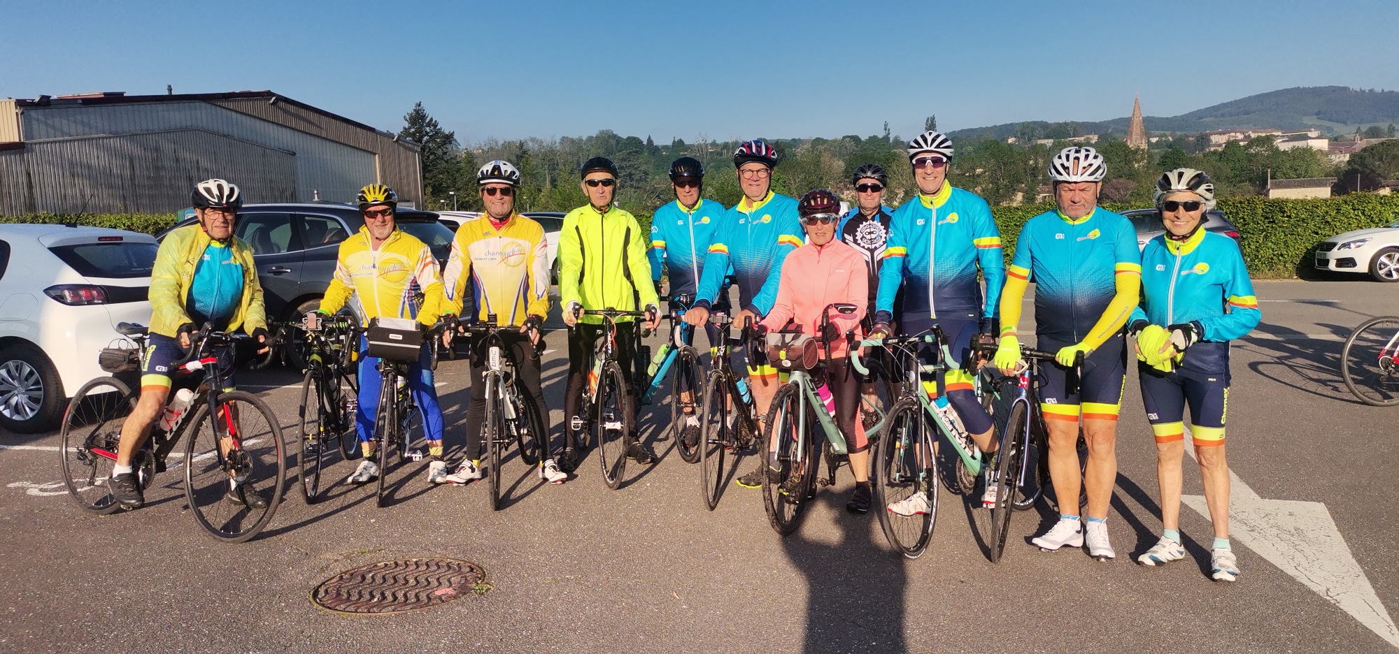 CHARNAY CYCLO RANDONNE INTER CLUBS  MERCREDI 16 JUILLET 2025