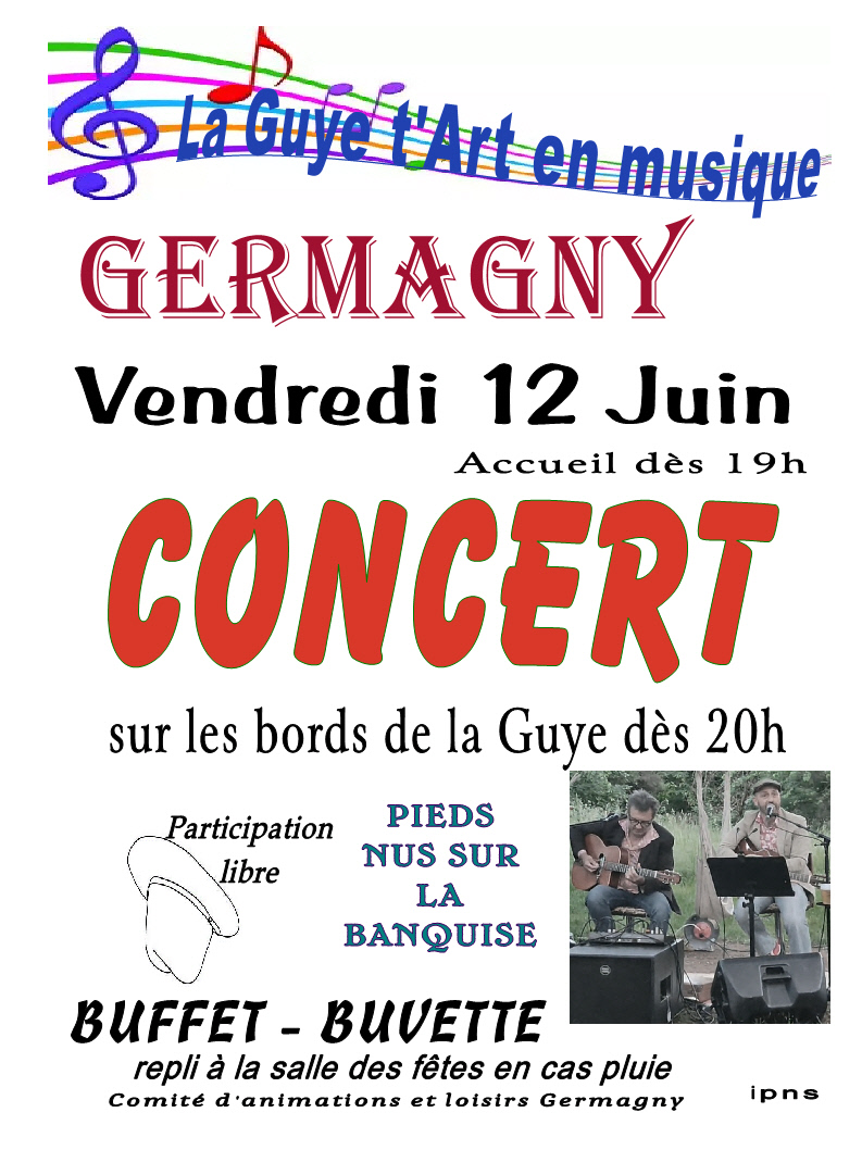 Concert sur les bords de la Guye