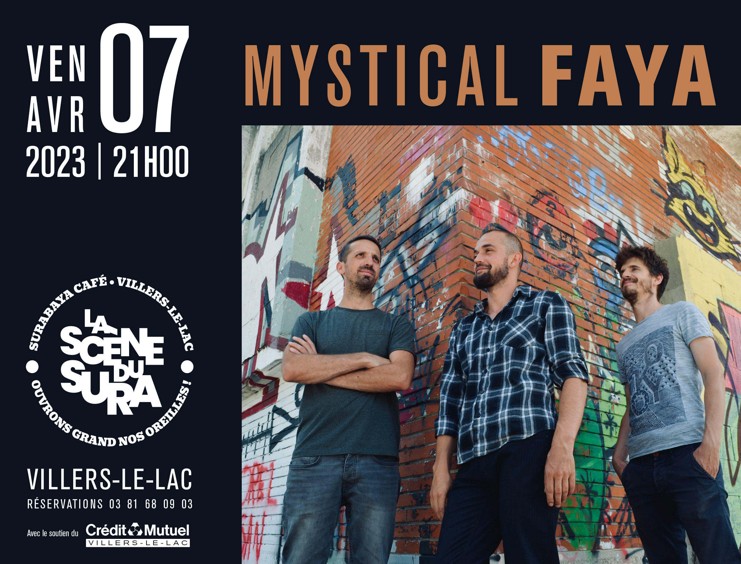 Concert - affiche Mystical Faya