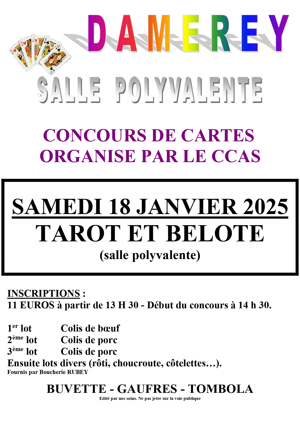 CONCOURS DE CARTES