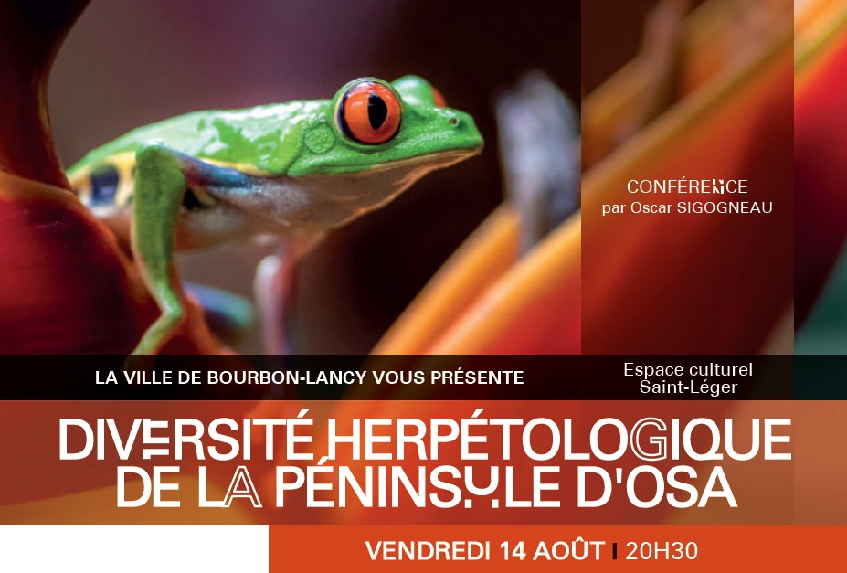 Conférence "Diversité herpétologique de la péninsule d'Osa"