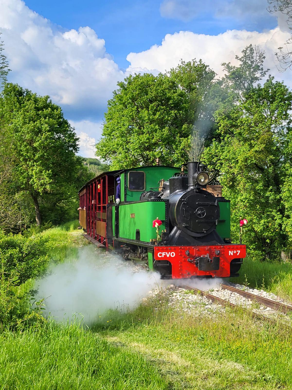 locomotive Chemin de fer de la Vallée de l'Ouche