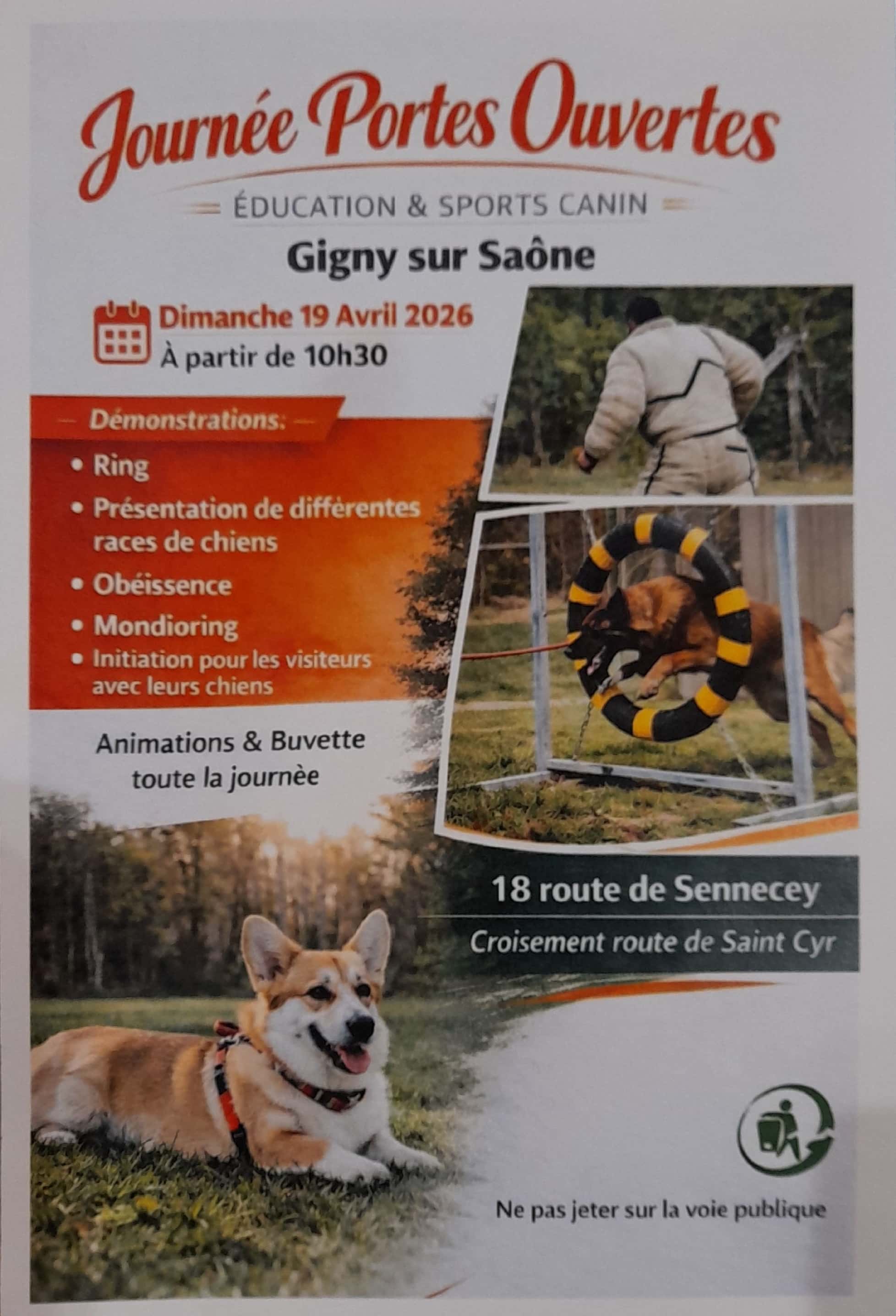 Journée Portes Ouvertes Education & Sport Canin