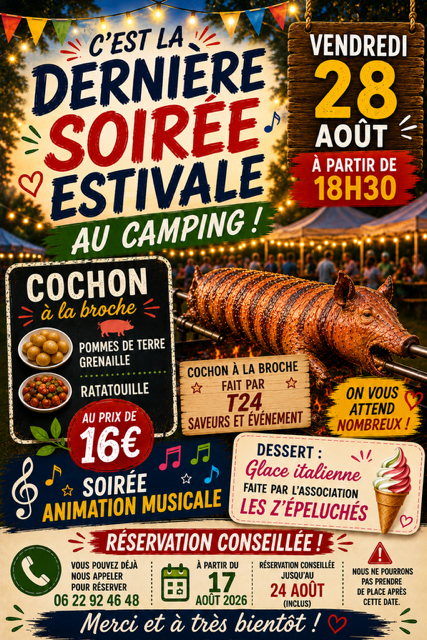 Soirée - Cochon à la Broche