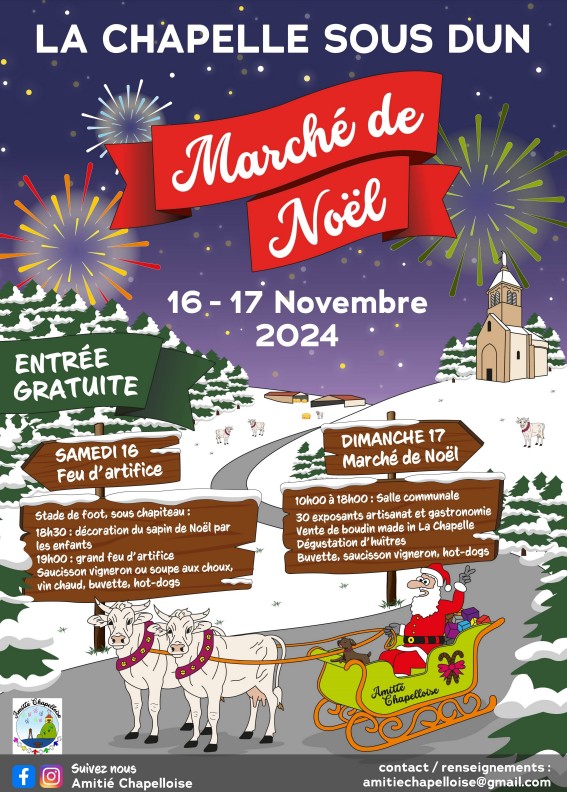 Marche de Noel La Chapelle >Sous Dun