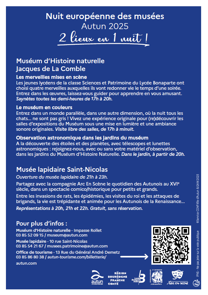 Programme nuit europeeenne des musée à Autun