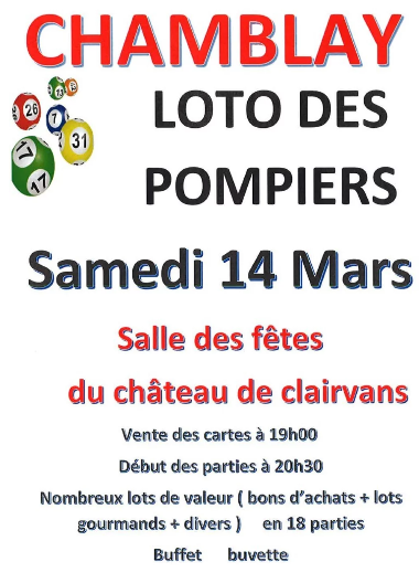 Loto des pompiers