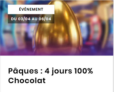 Pâques : 4 jours 100% Chocolat