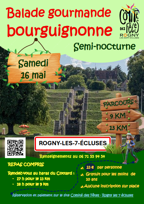 Balade gourmande Bourguignonne semi nocturne