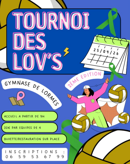 Le tournoi des LOVS — visuel événement