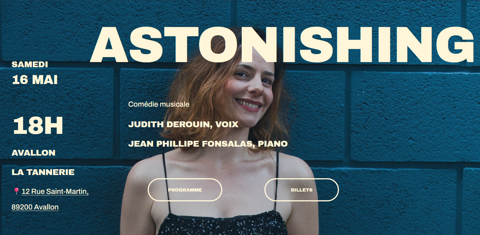 L' Ascension en musique - ASTONISHING , Chant et piano