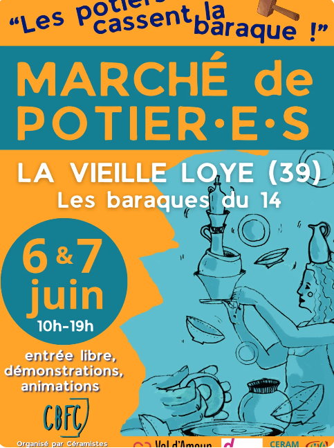Marché de potiers : "Les potiers cassent la Baraque ! "
