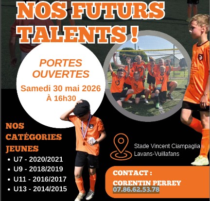 Portes Ouvertes Club de Foot ASP La Barèche — visuel événement