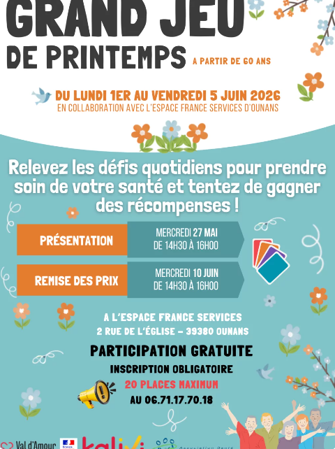 Grand jeu de printemps à Ounans !