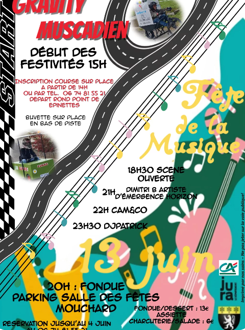 GRAVITY-FETE DE LA MUSIQUE-FONDUE GEANTE