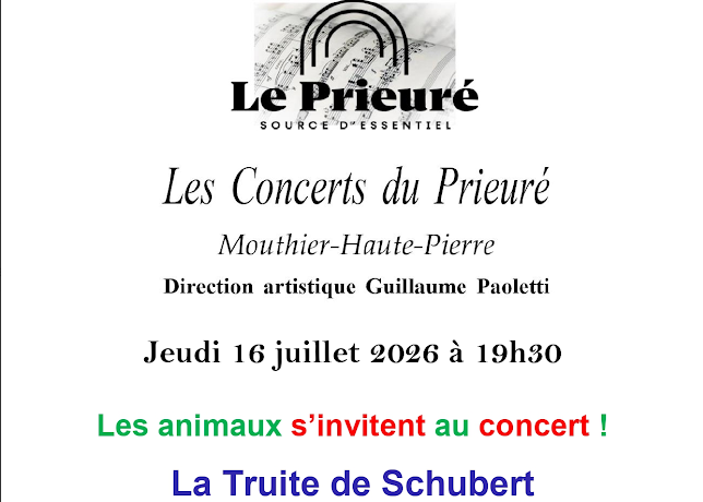 Les concerts du Prieuré — visuel événement