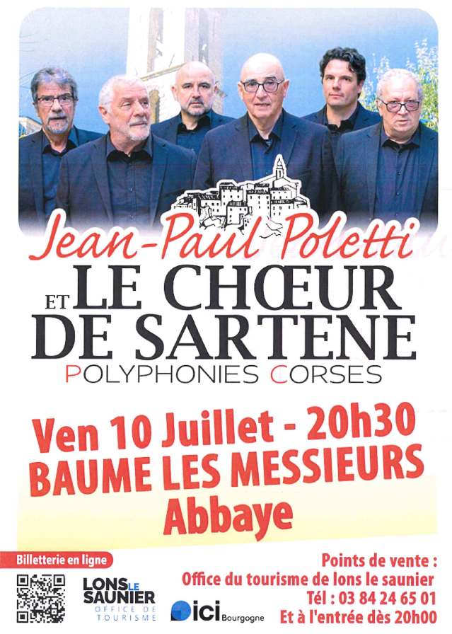 Concert Le Chœur de Sarténe