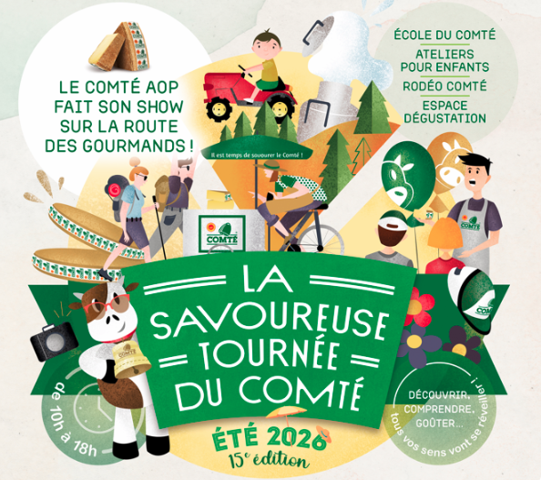 La savoureuse tournée du comté