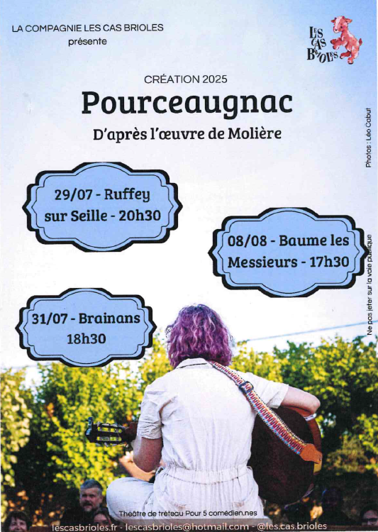 Molière en théâtre de tréteau : Pourceaugnac