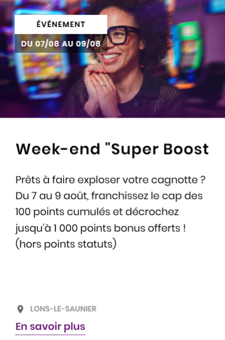 Week-end "Super Boost"