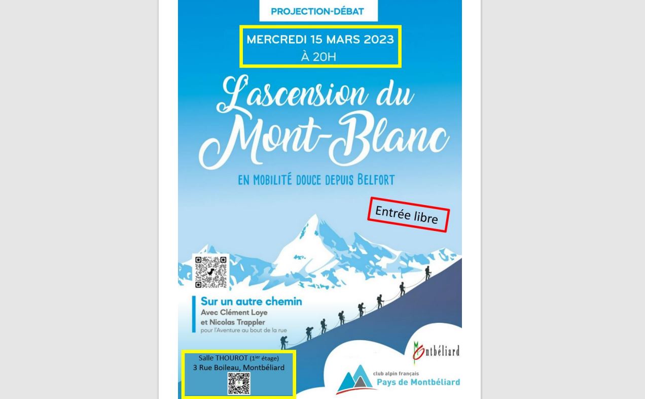 L'ascension du Mont-Blanc en mobilité douce